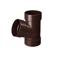 Трійник труби водостічної 67° RainWay (Ренвей) 75 мм