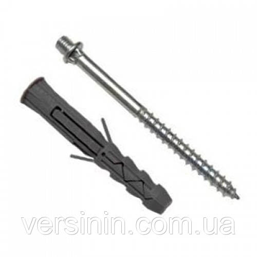 Гвинт шуруп кріпильний із дюбелем 150 мм, фото 1