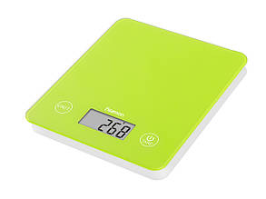 Ваги кухонні електронні 22х19х1.8см скляні Fissman