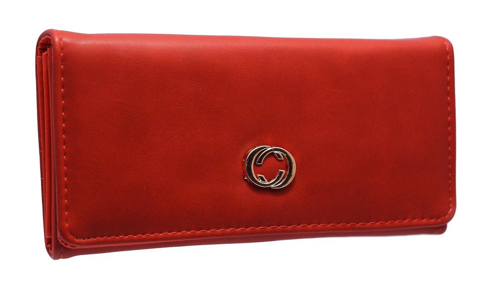 Жіночий модний гаманець D651 red