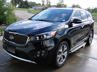 Модельні бічні пороги Kia Sorento 2015+ г.в.