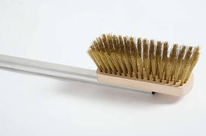 Щітка латунна для чищення печі 120 см. Ручка з алюмінію GI.METAL