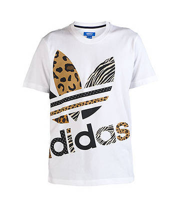 Футболка Adidas Off-Position Leopard Men's T-Shirt White, фото 1
