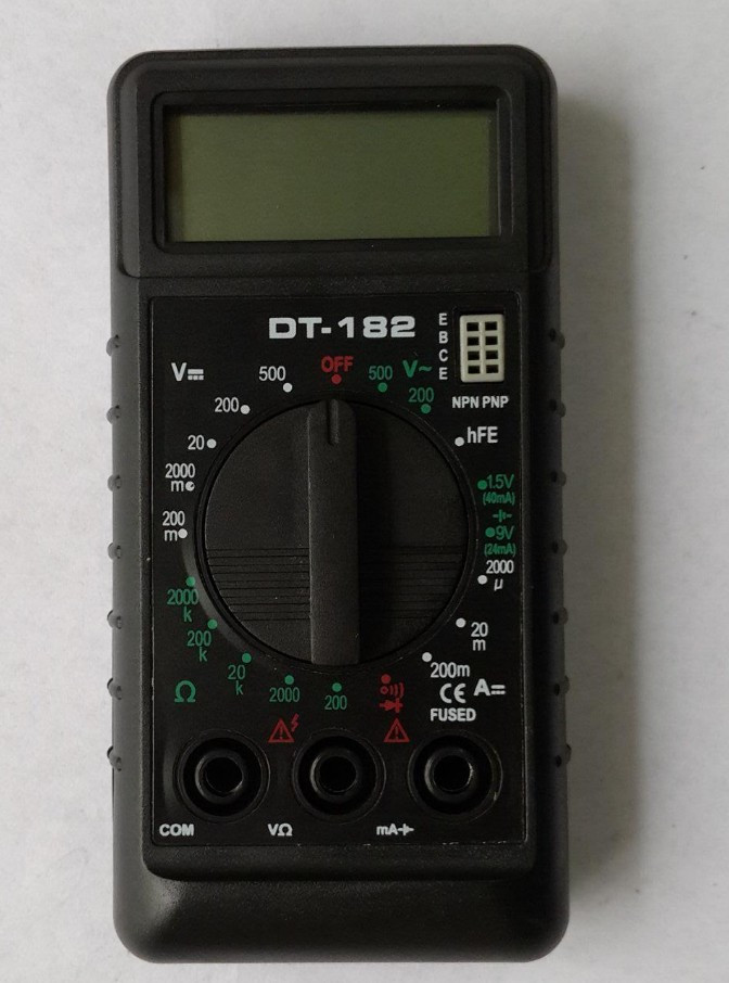 Мультиметр DT182: продажа, цена в Киеве. Мультиметры от "интернет ...