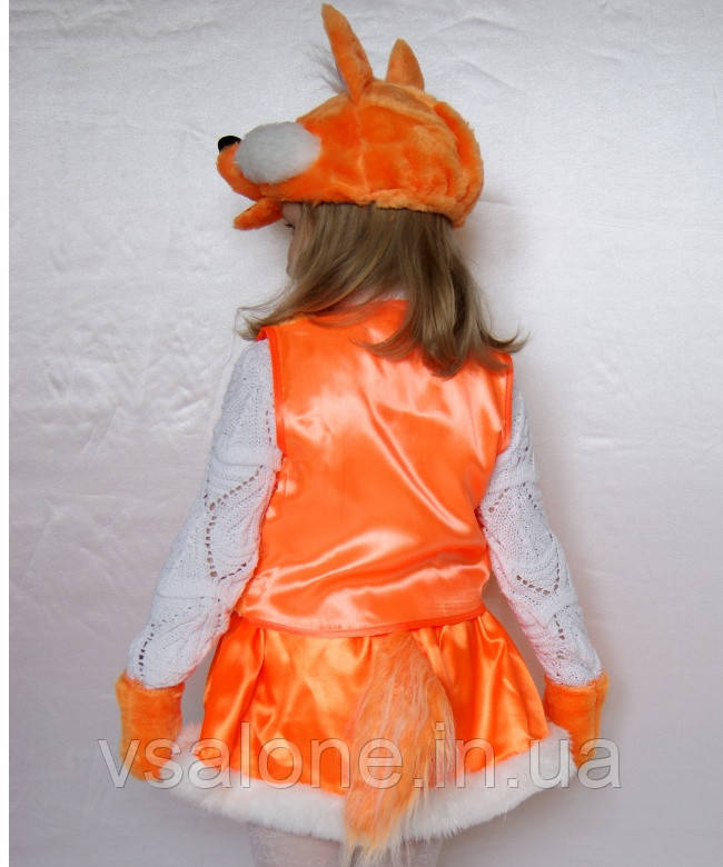 Детский карнавальный костюм для девочки Лиса - фото 2 - id-p595015627