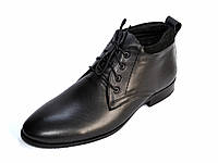 Кожаные зимние мужские ботинки черные Rosso Avangard Bonmarito Felicite Black