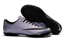 Дитячі сороконіжки Nike Mercurial Victory V Turf Urban Lilac/Black/Bright Mango/White