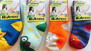 Шкарпетки дитячі 12 пар зимові дівчинка "ВиАтекс" розмір 10, асорті