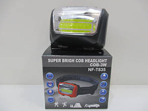 Ліхтарик на голову налобний NF-T 835 COB-3W