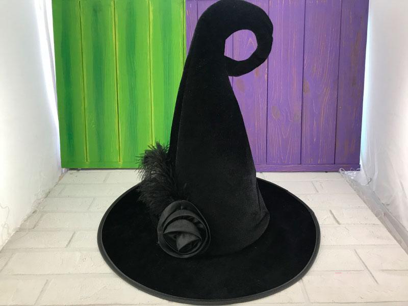 Шляпа Ведьмы "Роза, колпак - аксессуар для вашего образа - фото 1 - id-p595041358
