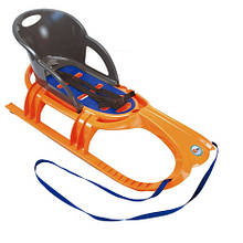 Дитячі санки Snow Tiger comfort KHW 29405 помаранчеві