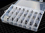 Насадки металеві для кондитерських мішків 24шт + перехідник в пластиковій коробці SKU0000848, фото 3