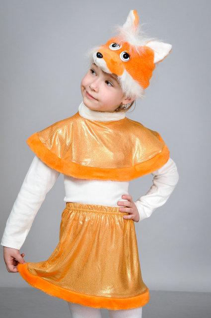 Новорічний костюм лисички для дівчинки розмір 30-32