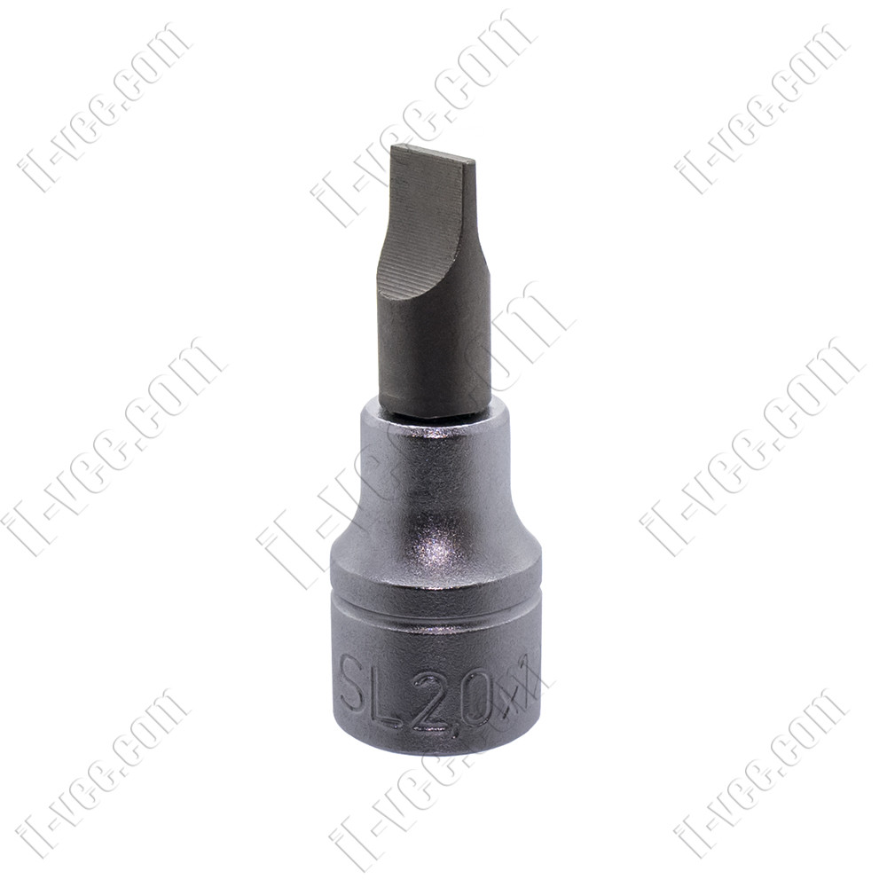 Головка торцева зі вставкою шлицевой SL2,0x12 192/2SL-1/2" UNIOR