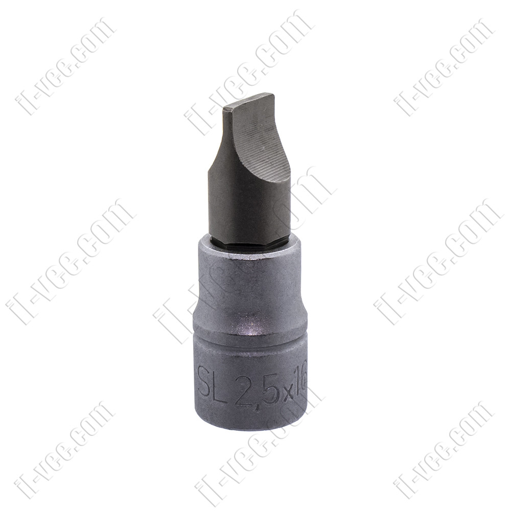 Головка торцева зі вставкою шліцьовий SL2,5x16 192/2SL-1/2" UNIOR