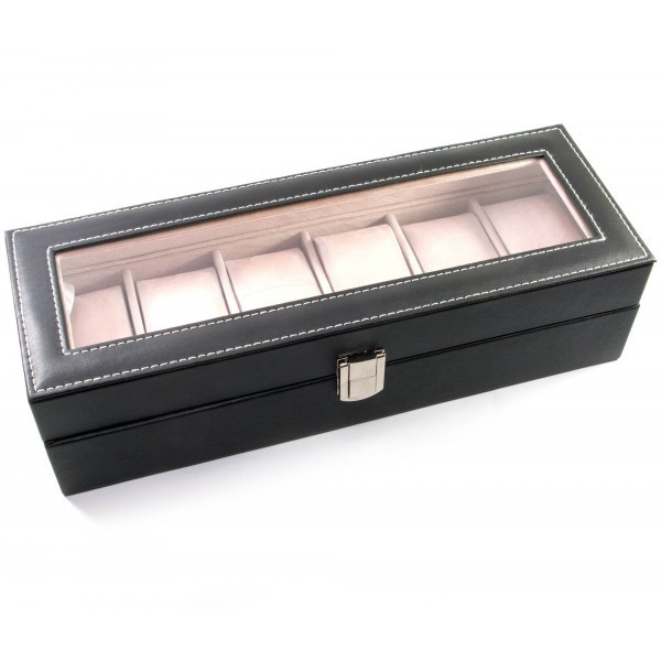 Шкатулка для зберігання годин на 6 клітинок, фото 1