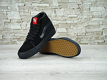 Чоловічі кеди Vans Old Skool High Top All Black, чоловічі кеди, ванс, фото 3
