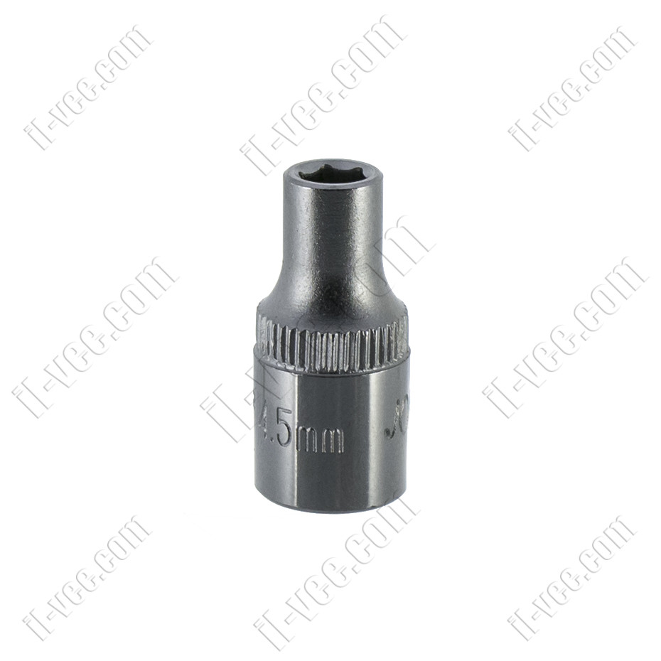 Головка торцева шестигранна 4,5 мм 1/4" S04H21045 JONNESWAY