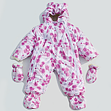 Дитячий зимовий комбінезон-трансформер на овчині 0-12 міс., фото 4