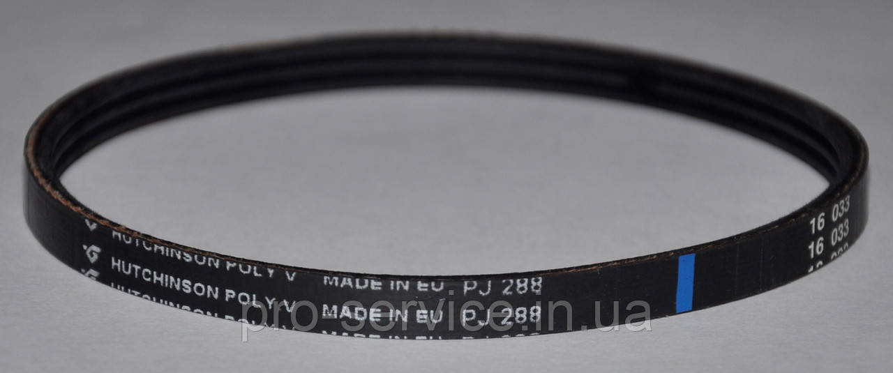 Ремінь вентилятора 00154142 288 J3 для сушильних машин Bosch, Siemens