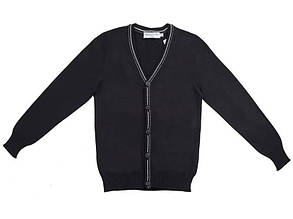 Кардиган хл. Kniazhych, 34/134-140 чорний вязка