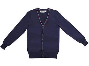 Кардиган хл. Kniazhych, 42/158-164 синій вязка