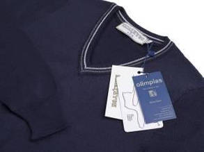 Джемпер хл. Kniazhych, 36/140-146 синій вязка