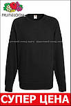 Реглан чоловічий чорний светр легкий Lightweight raglan sweat Fruit of the Loom, 2XL, фото 6