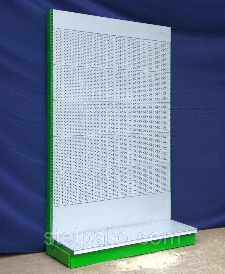 Торговий стелаж перфорований "Колумб" 210х133 см, Б/у, фото 1