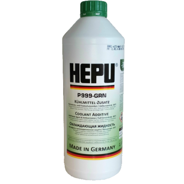 Концентрат антифризу HEPU зелений 1,5 л