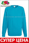Реглан чоловічий синій светр легкий (ультрамарин) Lightweight raglan sweat Fruit of the Loom,2XL, фото 7