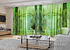 Фото Штори для кухні "Зелений бамбук" 2,0м*2,9м (2 полотна по 1,45м), тасьма, фото 4