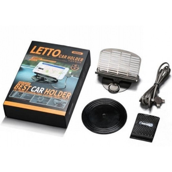 Автомобільний тримач-зарядка на торпеду Remax Letto Car Holder