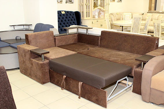 кутовий диван зі спальним місцем купити в Одесі