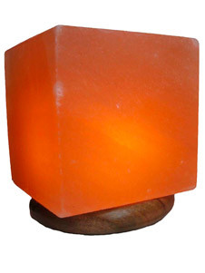 Світильник із гімалайської солі Куб