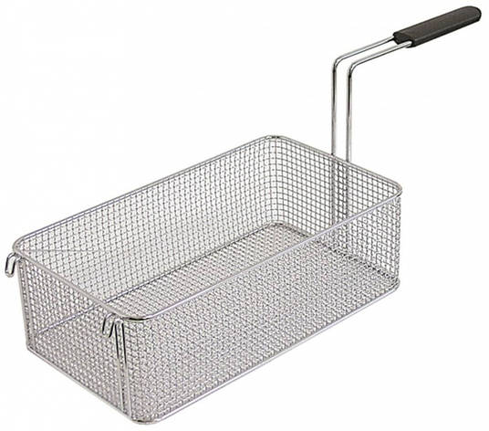 Кошик для фритюрниці 375x215x125 мм (хромована сталь), фото 1