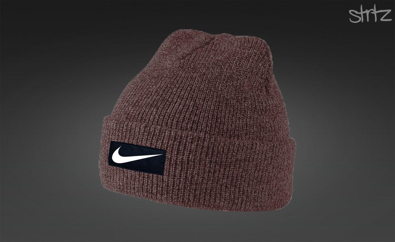 Зручна тепла шапка найк/Nike