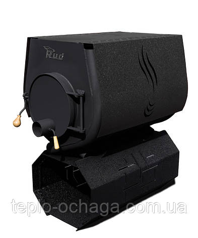 Відопільна пічка Rud Pyrotron Кантрі 03 з варильною поверхнею Обшивка декоративна (коричнева), фото 3