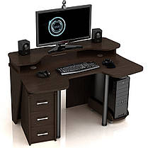 Геймерський ігровий стіл Igrok-4 ЛДСП Венге (Zeus ТМ), фото 2