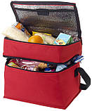 Сумка-холодильник з 2 роздільними відділеннями на блискавці, фото 4