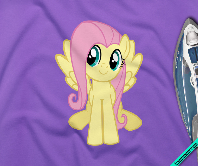 Термонаклейки на трикотаж Поні жовта [Свій розмір і матеріали в асортименті]