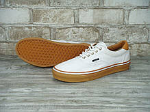 Мужские кеды Vans Era C&L True White/Classic Gum, мужские кеды, ванс . ТОП Реплика ААА класса., фото 3