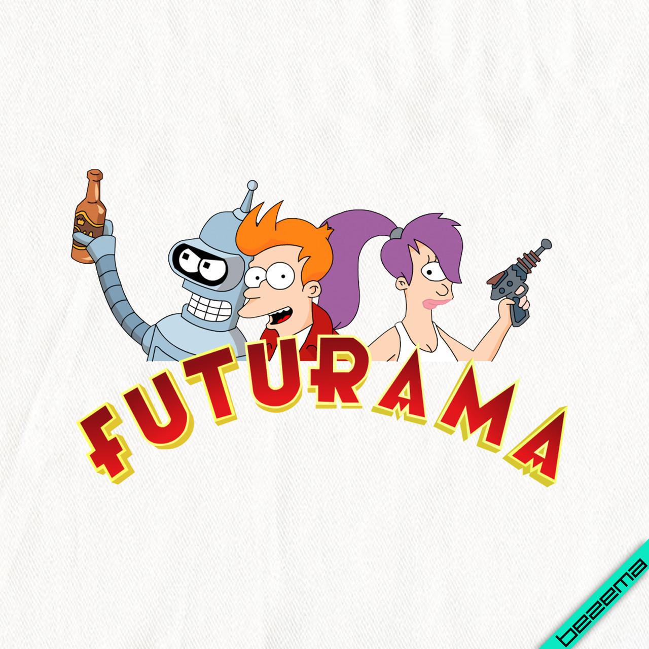 Наклейки на двунитку Futurama [Свій розмір і матеріали в асортименті]