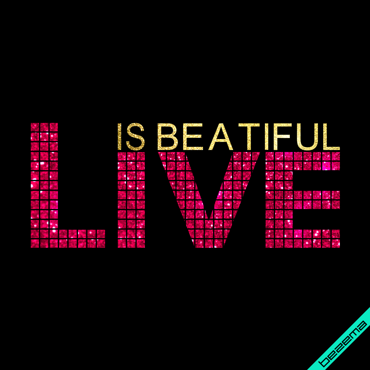 Дизайн на клатчі Live is beatiful