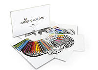 Сет Крайола Америка Crayola Color Escapes Coloring Pages & Pencil Kit, Kaleidoscopes Edition, 12 Premium Pages