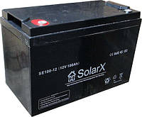Гелевый аккумулятор SolarX SE100-12 (12V 100Ah)