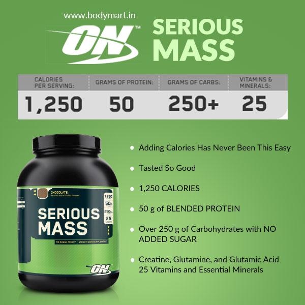 Оригінал США Купити Serious Mass Optimum Nutrition 2720 р США - фото 2 - id-p595651694