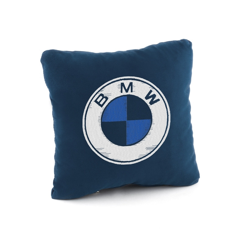 Подушка з лого BMW флок, фото 1