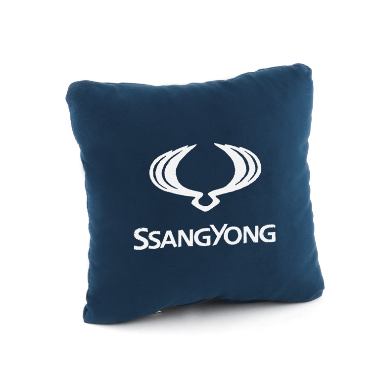 Подушка з лого SsangYong флок, фото 1
