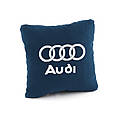 Подушка з лого Audi флок, фото 4